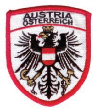 Ärmelwappen Austria Adler 7x5cm